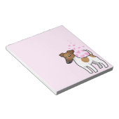 Smooth Fox Terrier Liebe Notizblock (angewinkelt)