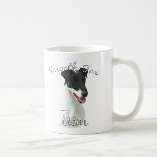 Smooth Fox Terrier Mama 2 Kaffeetasse (Rechts)