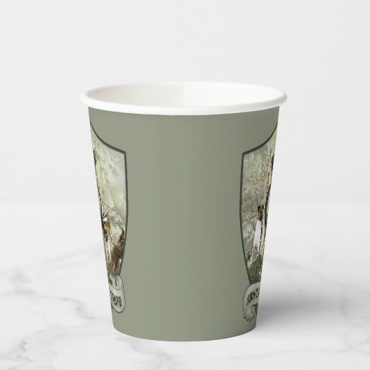 Smooth Fox Terrier Pappbecher (Links)