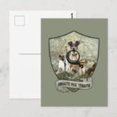 Smooth Fox Terrier Postkarte (Vorne/Hinten)