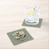 Smooth Fox Terrier Rechteckiger Pappuntersetzer (Vor Ort)