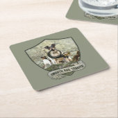 Smooth Fox Terrier Rechteckiger Pappuntersetzer (angewinkelt)