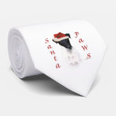 Smooth Fox Terrier Santa Paws Krawatte (Gerollt)