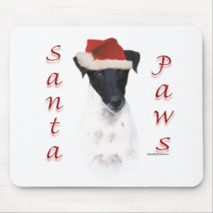 Smooth Fox Terrier Santa Paws Mousepad