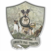 Smooth Fox Terrier Sticker (Vorderseite)