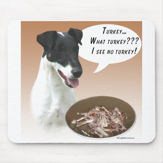 Smooth Fox Terrier Türkei Mousepad (Vorne)