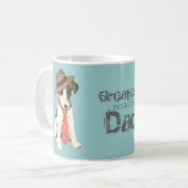 Smooth Fox Terrier Vater Kaffeetasse (Vorderseite Links)