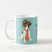 Smooth Fox Terrier Vater Kaffeetasse (Links)