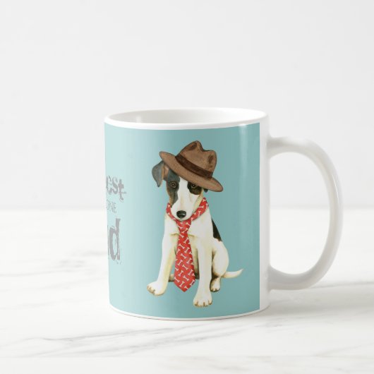 Smooth Fox Terrier Vater Kaffeetasse (Rechts)