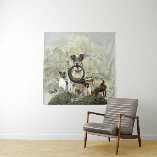 Smooth Fox Terrier Wandteppich (Beispiel)