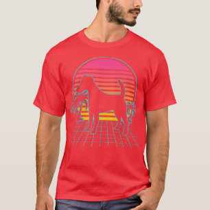 Smooth für Terrier Dog Vintag 80er Vaporwave Aesth T-Shirt