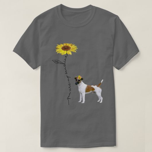 Smooth für Terrier, meine Freunde, mein Sonnensche T-Shirt (Design vorne)