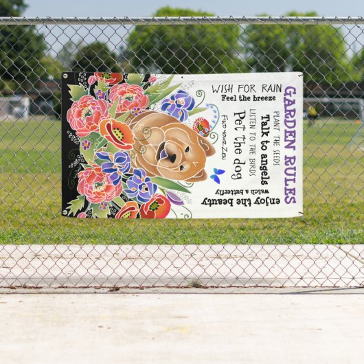 SMOOTH GARDEN PATH Wählen Sie Gartenbanner 3'x5' Banner (Insitu)