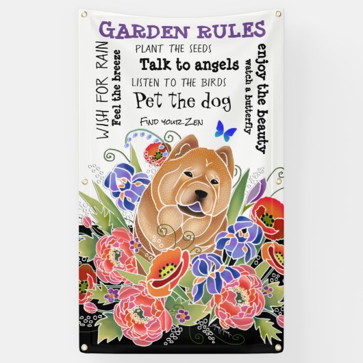 SMOOTH GARDEN PATH Wählen Sie Gartenbanner 3'x5' Banner (Vertikal)