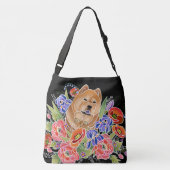 SMOOTH GARDEN PFAD - Designer Crossbody tobag Tragetaschen Mit Langen Trägern (Rückseite)