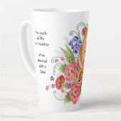 SMOOTH GARDEN PFAD glatter, latte Tasse (Linke Ecke)