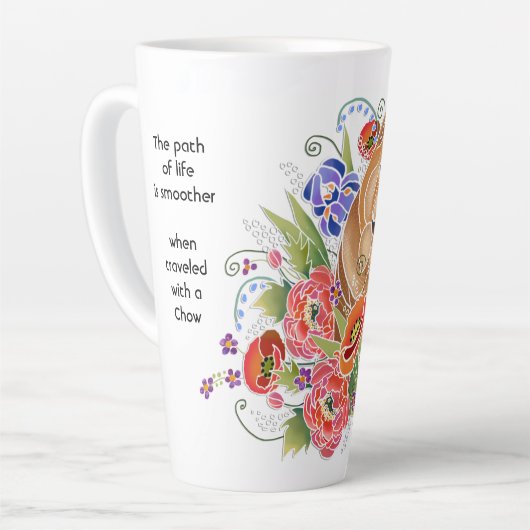 SMOOTH GARDEN PFAD glatter, latte Tasse (Linke Ecke)