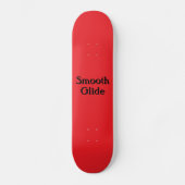 Smooth Glide Rot Skateboard (Vorderseite)