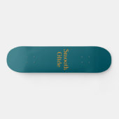 Smooth Glide Türkis Skateboard (Horizontal)
