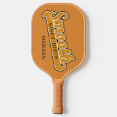 SMOOTH individuelle Name Pickleball Paddel Schläger (Rückseite)