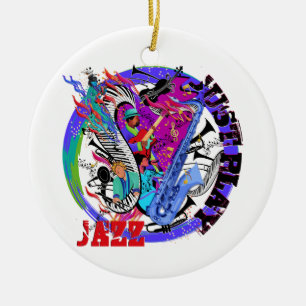 Smooth Jazz Music Christmas Ornament von Juleez