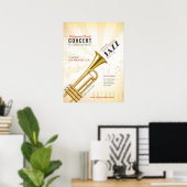 Smooth Jazz-/Musikveranstaltung Poster (Heimbüro)