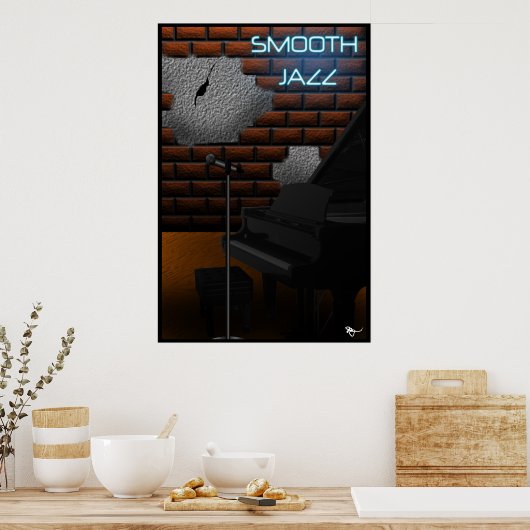 Smooth Jazz Poster (Küche)
