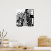 Smooth Jazz Poster Sketch (Küche)