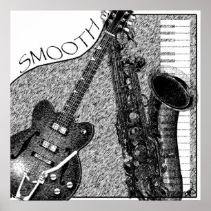 Smooth Jazz Poster Sketch