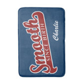 SMOOTH kundenspezifische Monogramm-Badmatten Badematte (Vorderseite Vertikal)