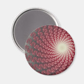 Smooth Red Whirlpool2 Magnet (Vorderseite/Rückseite)