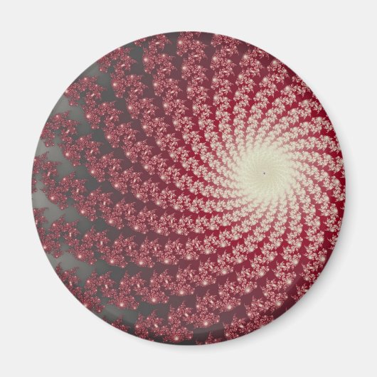 Smooth Red Whirlpool2 Magnet (Vorne)