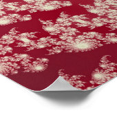 Smooth Red Whirlpool Poster (Ecke)