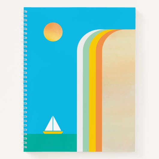 Smooth Sailin Spiral Notebook Notizblock (Vorderseite)
