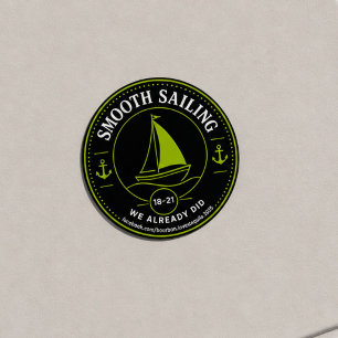 Smooth Sailing BLT Bewertungen Margarita Stufe Runder Aufkleber