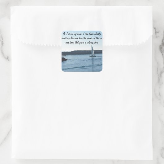 Smooth Sailing Custom Message Stickers (Tasche)