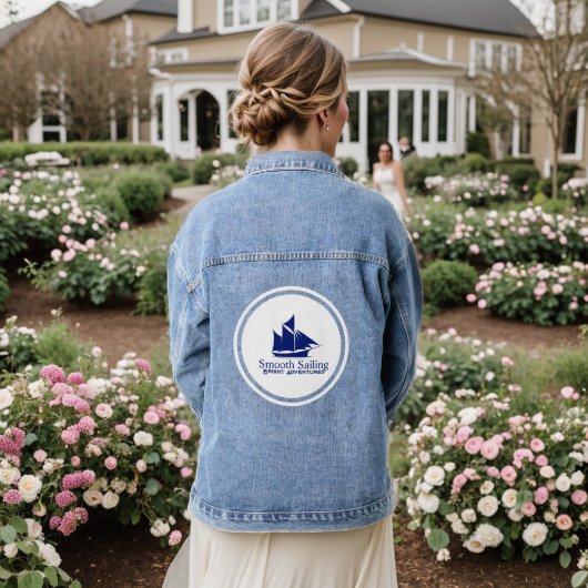 Smooth Sailing Denim: Adventure Bound Jeansjacke (Hochzeit Rückseite)