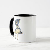 Smooth Saluki Emil Tasse (Vorderseite Links)