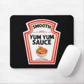 Smooth Yum Yum Sauce Condiment Costume Matching Mousepad (Mit Mouse)