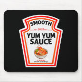 Smooth Yum Yum Sauce Condiment Costume Matching Mousepad (Vorne)