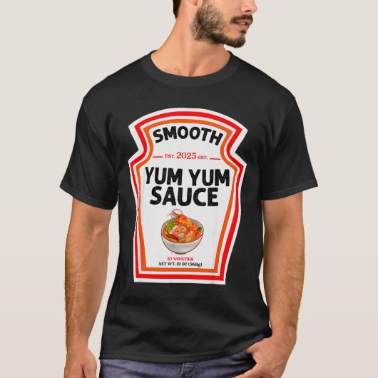 Smooth Yum Yum Sauce Condiment Costume Matching  T-Shirt (Vorderseite)