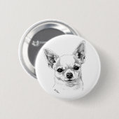 Smoothcoat Chihuahua Button (Vorne & Hinten)