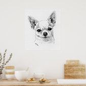 Smoothcoat Chihuahua Champion Poster (Küche)