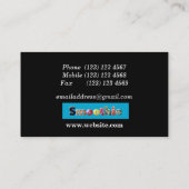 Smoothie Cafe / Juice Bar Visitenkarte (Rückseite)