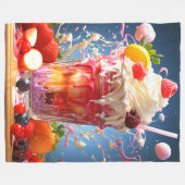 Smoothie Fleecedecke (Vorderseite (Horizontal))