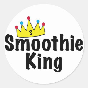 Smoothie King Runder Aufkleber
