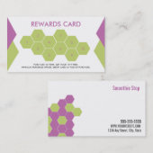 Smoothie-Kunden-Loyalitäts-Visitenkarte Treuekarte (Vorne/Hinten)