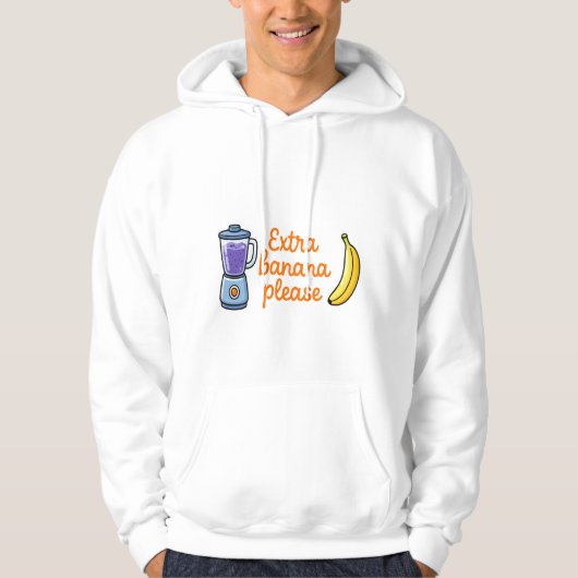 Smoothie-Liebhaber Hoodie (Vorderseite)