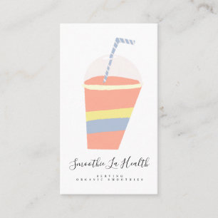 Smoothie Milch Shake Obststand Getränke Milchshake Visitenkarte
