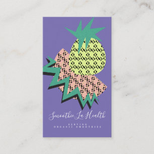 Smoothie Milchshake Frucht Pop Wassermelone Ananas Visitenkarte